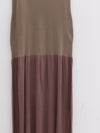 SWAYING 25 Early Autumn One-shoulder splicing bud vest dress SW-SW25PF2L02C1-KQ Khaki